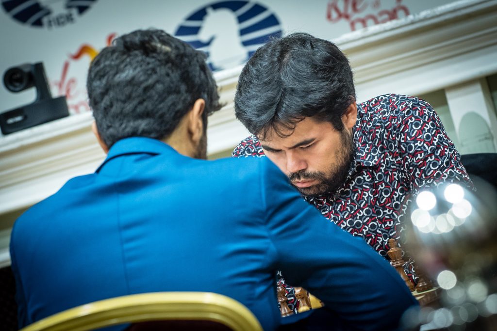 Vidit Gujrathi draws with the Black pieces against Ian