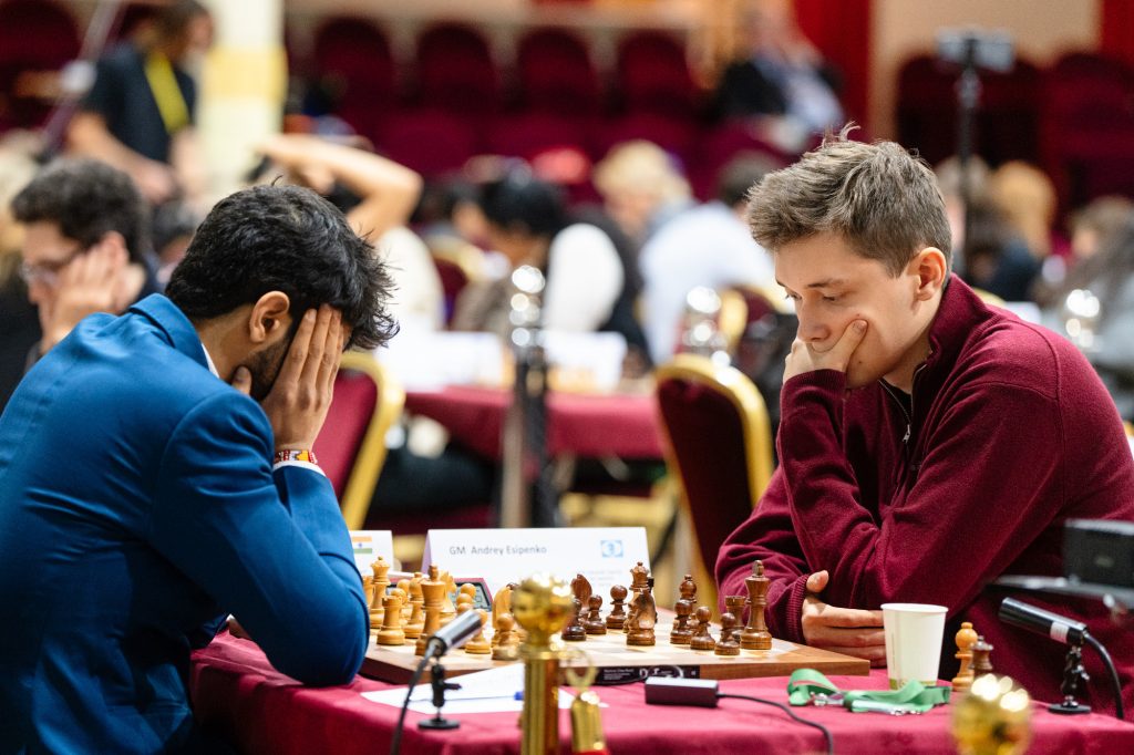 GM Hikaru Nakamura after a draw with Andrey Esipenko in Round 6