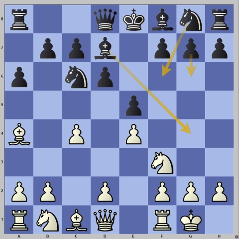Anand sacrificed both bishops then knights to attack king side